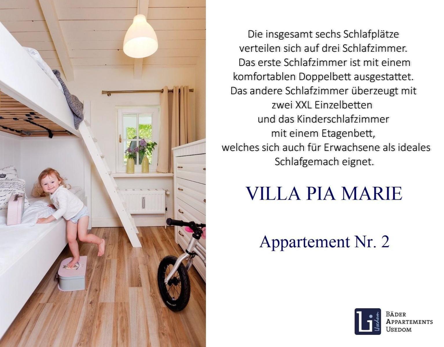 Villa Pia Marie App 2 Heringsdorf Dış mekan fotoğraf